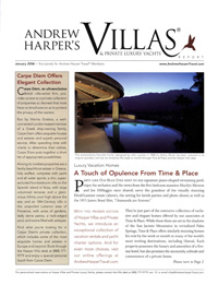 Villas & Private Luxury Yachts 
- January 2006